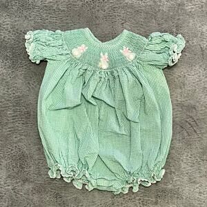 Stellybelly Smocked Bunny One Pi50